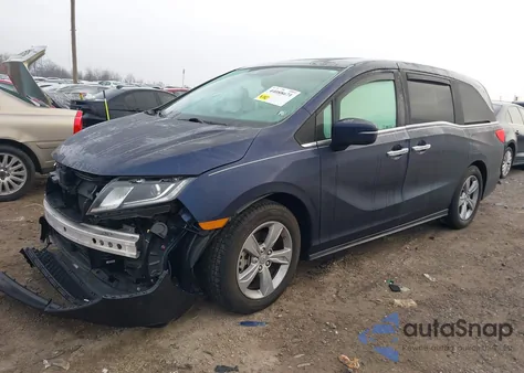 2018 Honda Odyssey Ex-L from USA, damaged, VIN 5FNRL6H7XJB087427
